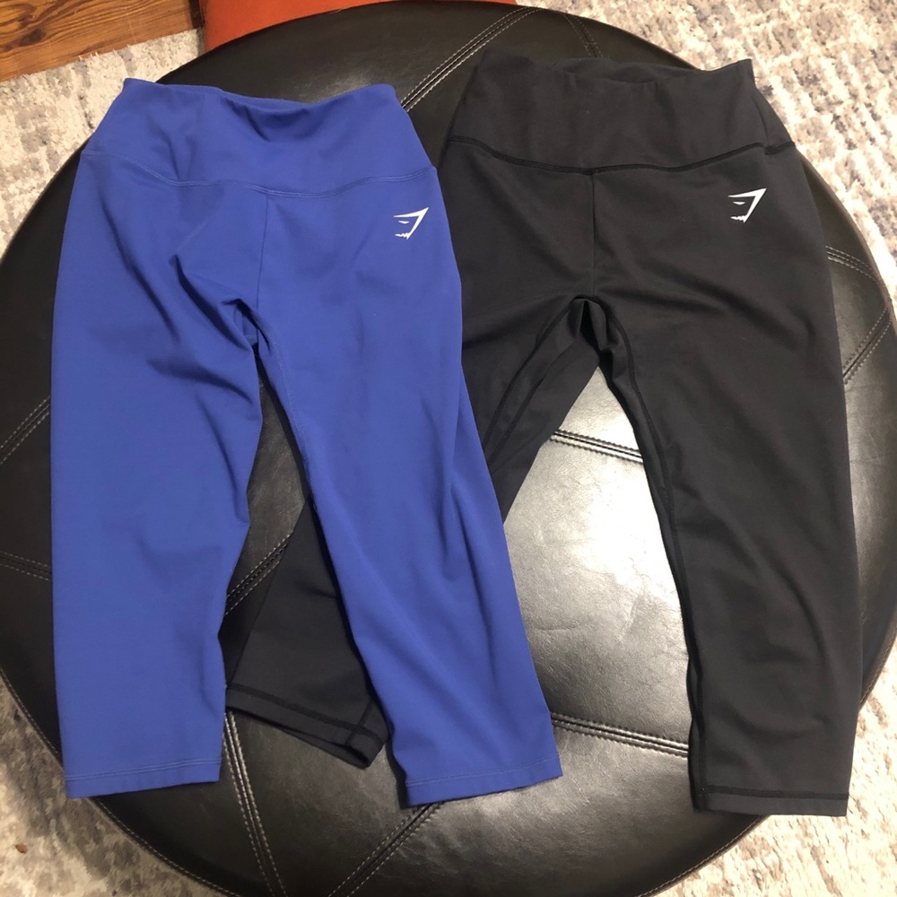 Pair of Gymshark Dreamy cropped leggings